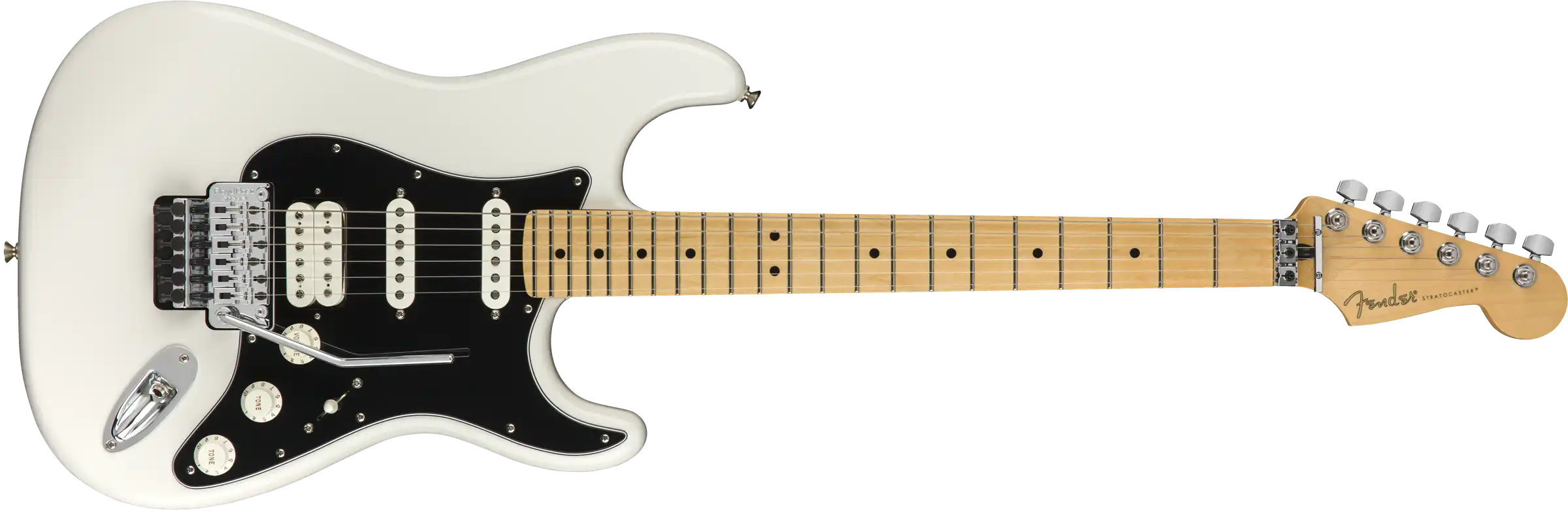 Fender Player Stratocaster® with Floyd Rose®, Maple Fingerboard, Polar White